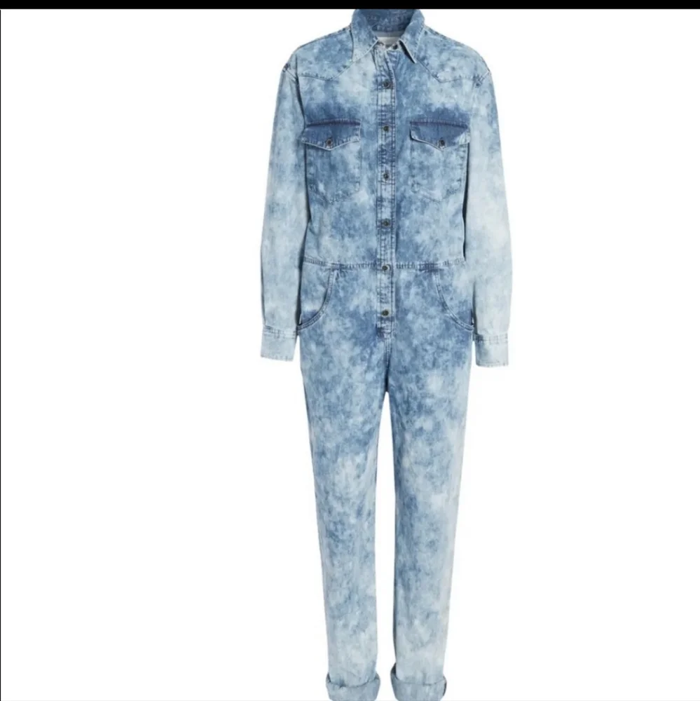 🥰 Isabel Marant Blue Denim Jumpsuit